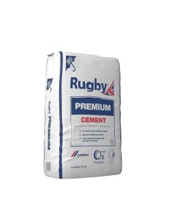 Rugby Premium Cement 25kg (Plastic Bag)
