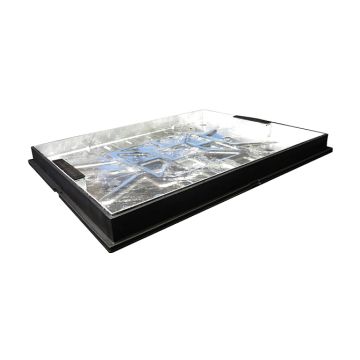 Manhole Cover Sealed Tray Type Slim Recessed Galvanised 600 x 450mm (91320003)