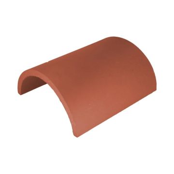 Half Round Clay Ridge Natural Red 300mm