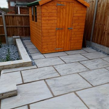 Natural Sandstone Silver Grey 900 x 600 x 25 -40mm