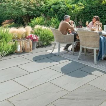 Natural Sandstone Silver Grey 600 x 300 x 25 -40mm
