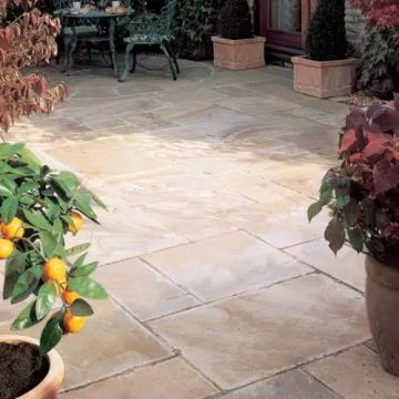 Natural Sandstone Sunset Buff 600 x 600 x 25 -40mm