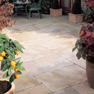 Natural Sandstone Sunset Buff 600 x 300 x 25 -40mm