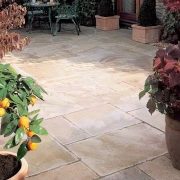 Natural Sandstone Sunset Buff 300 x 300 x 25 -40mm