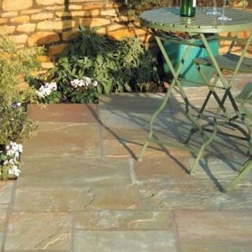 Natural Sandstone Autumn Green 600 x 600 x 25 -40mm