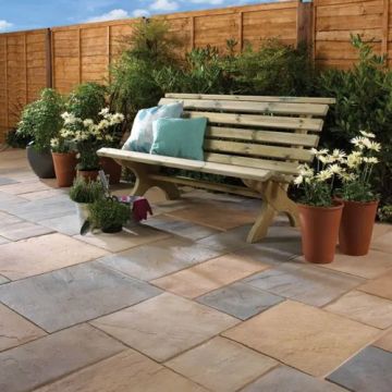 Old Riven Paving Autumn Gold 450 x 450 x 35mm