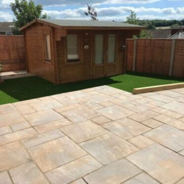 Old Riven Paving Autumn Bronze 300 x 450 x 35mm