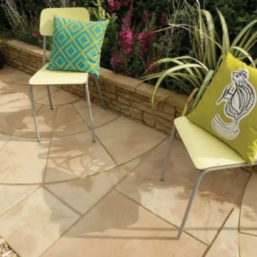 Old Riven Paving Autumn Cotswold 600 x 450 x 35mm