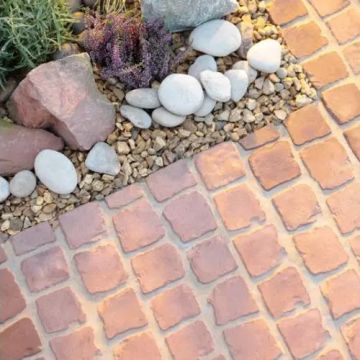 Carpet Stones Cobble Rustic Red Straight 1200 x 400 x 40mm