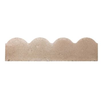 Bradstone Grey Scalloped Path Edging (G) 600 x 50 x 150mm