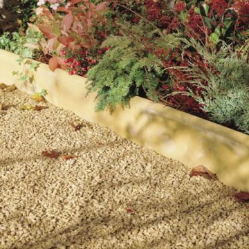 Bradstone Buff Round Top Edging (B) 600 x 50 x 150mm