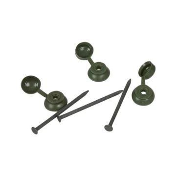 Coroline Fixings Green 20PK