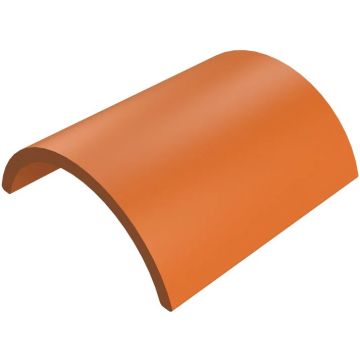 Sandtoft 355mm Clay Ridge Third Round Antique