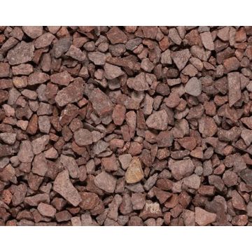Long Rake Bulk Bag Red Granite 20mm 