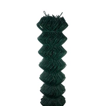 Chain Link Fencing 10M 900 x 50 x 2.50/1.70 Green Plastic Coated Minster - OJ108551 