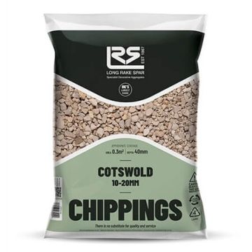 Long Rake Poly Bag Cotswold Chippings 10/20mm