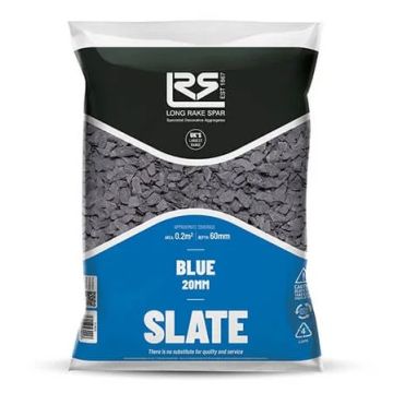 Long Rake Poly Bag Blue Slate 20/40mm 