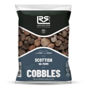 Long Rake Poly Bag Scottish Cobbles 