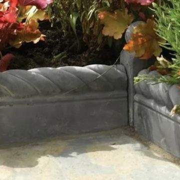 Bradstone Rustic Rope Top Edging (Og) Old Granite