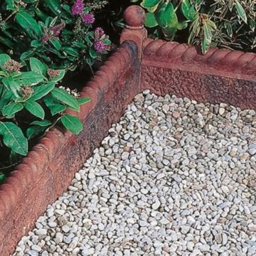 Bradstone Rustic Rope Top Edging (Ar) Antique Red