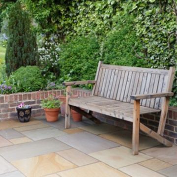 Natural Sandstone Sunset Buff Patio Pack 15.3M2