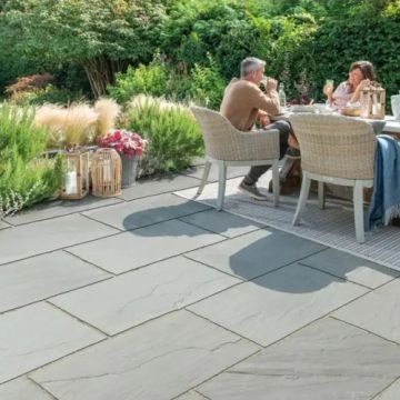Natural Sandstone Silver Grey 600 x 600 x 25-40mm