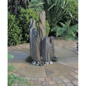 Natural Sandstone Setts 100 x 100mm Autumn Green