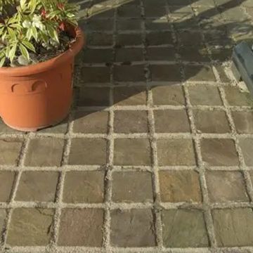 Natural Sandstone Setts 100 x 100mm Sunset Buff