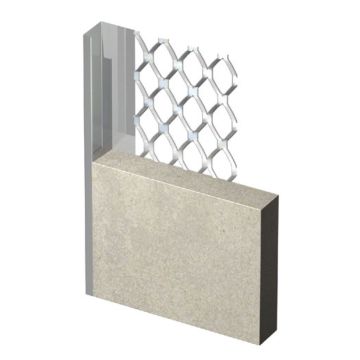 Expamet 13mm Plaster Stop Bead St/St Std Wing 3000mm 