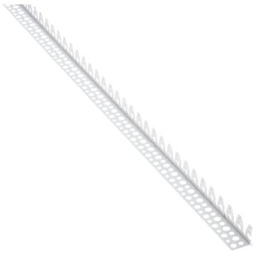 Expamet White Plastic Flexible Thin Coat Bead 3000mm 