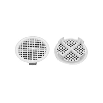 Timloc Push In Round Soffit Vent 70mm White