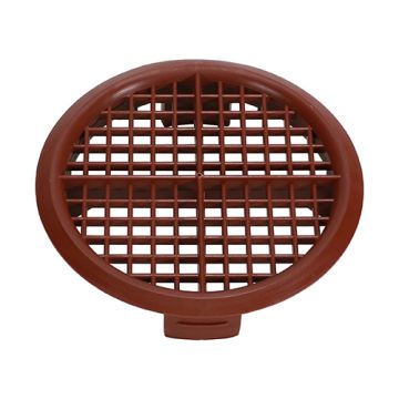 Timloc Push In Round Soffit Vent 70mm Brown