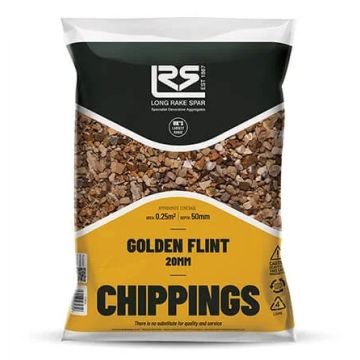 Long Rake Poly Bag Golden (Corn) Flint 14mm