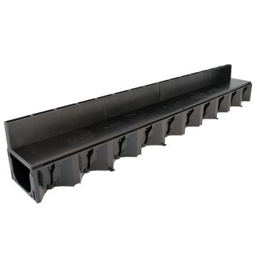 Aco HexDrain Brickslot Channel Assembly c/w Slotted Plastic Grating 1000m