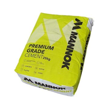 Mannok Premium Paper Bag Cement 25kg 