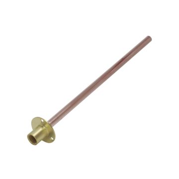 Through Wall Wallplate C/W Copper Tube