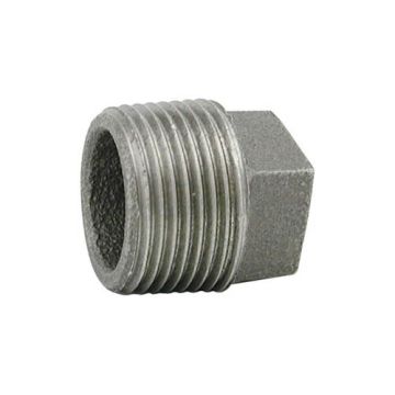 Black Iron 1" Plain Hollow Plug