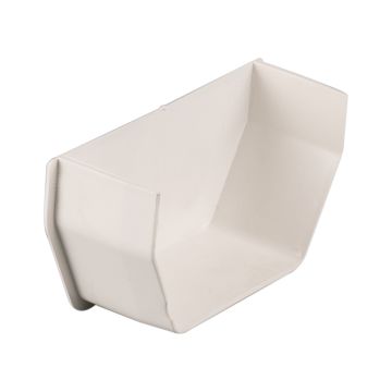 Brett 114mm Square Int Stopend White 