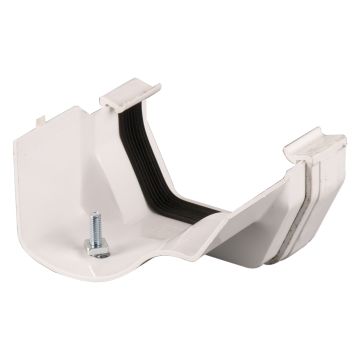 Brett 114mm Square/Ogee Adaptor Lh White