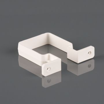 Brett 65mm Square Downpipe Bracket White