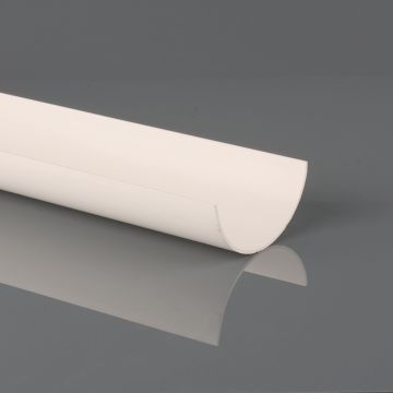 Brett 112mm Round 4Mtr Gutter White