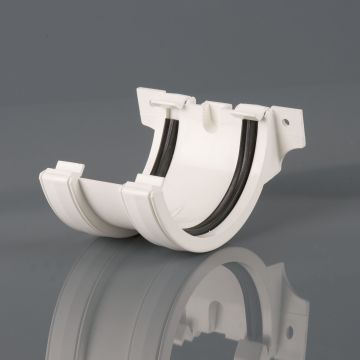 Brett 112mm Round Joint Bracket White