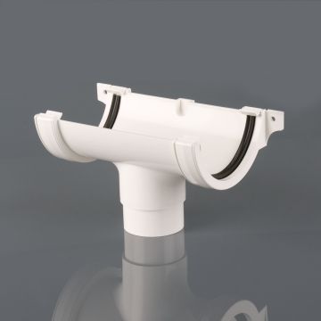 Brett 112mm Round Running Outlet White