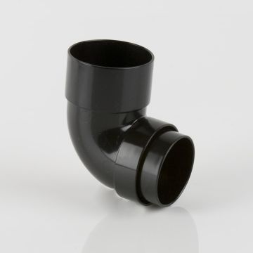 Brett 68mm Downpipe 92.5 Bend Black