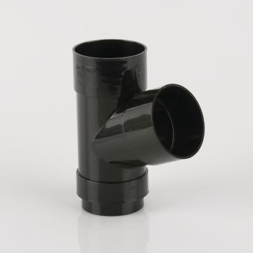 Brett 68mm Downpipe Branch Black