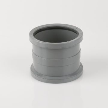 Brett 110mm Pushfit D/S Connector Grey