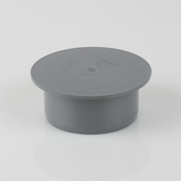 Brett 110mm Pushfit Socket Plug Grey