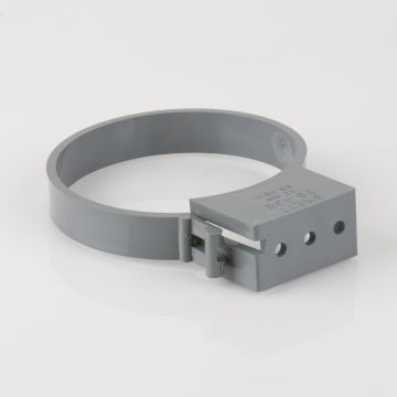 Brett 110mm Pushfit S/Fix Pipe Bracket Grey