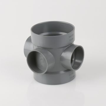 Brett 110mm Pushfit D/S Bs425 Short Boss Pipe