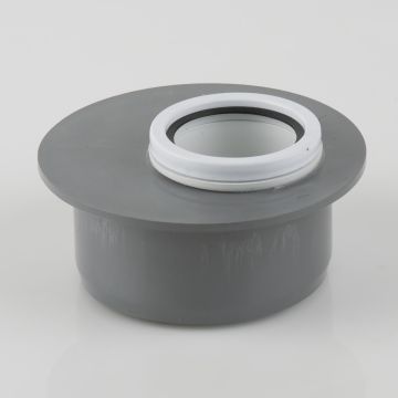 Brett 110mm Pushfit Solvent Waste Adaptor Grey 